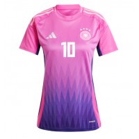 Camiseta Alemania Jamal Musiala #10 Visitante Equipación para mujer Eurocopa 2024 manga corta